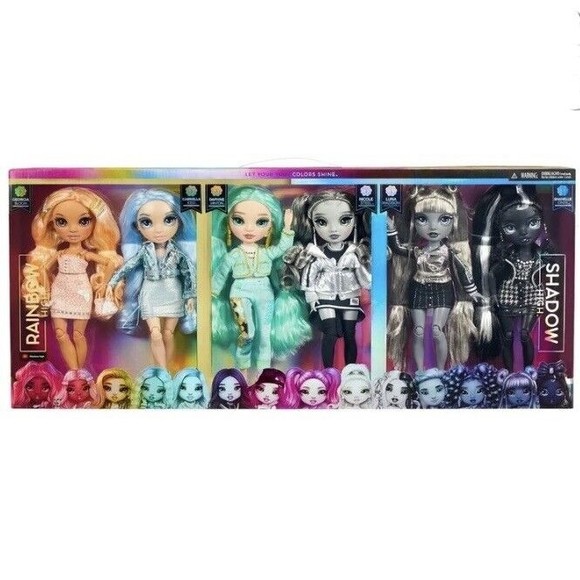 rainbow high Other - New In Box Set of 6: Rainbow High Shadow High Fashion Dolls RARE COLLECTION